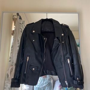 BLANK NYC leather Moto Jacket
